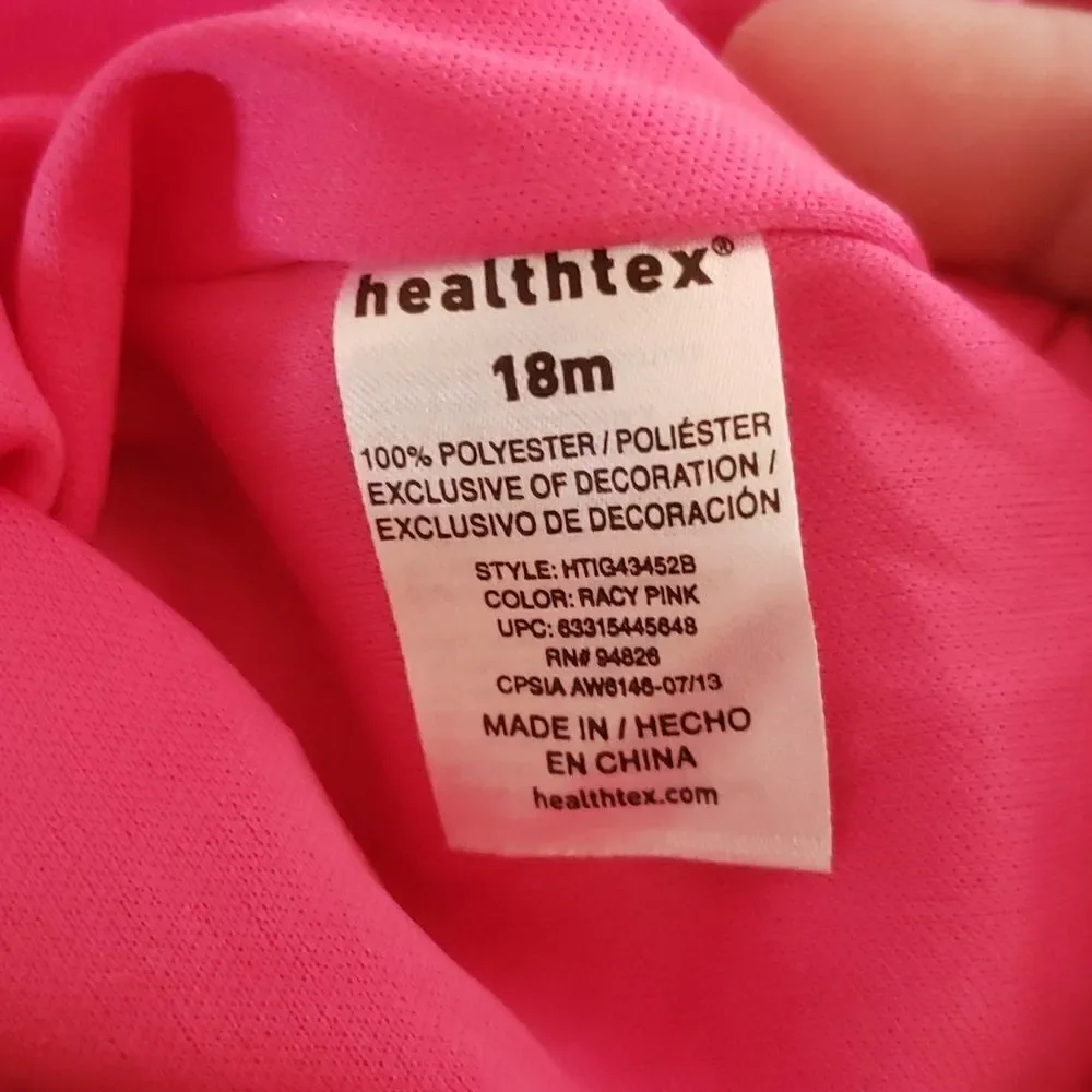 Cute Pair of Healthtex Girls Tops Sz 18 Mos